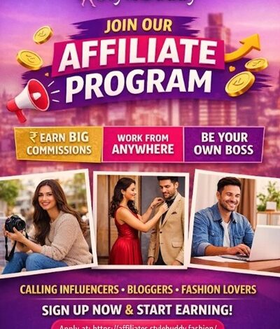 StyleBuddy Disrupts India’s Fashion-Tech Landscape with the Launch of its Strategic Affiliate Program for the ‘Passion Economy’